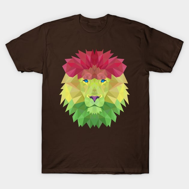 Rasta lion 3D T-Shirt by FernyDesigns